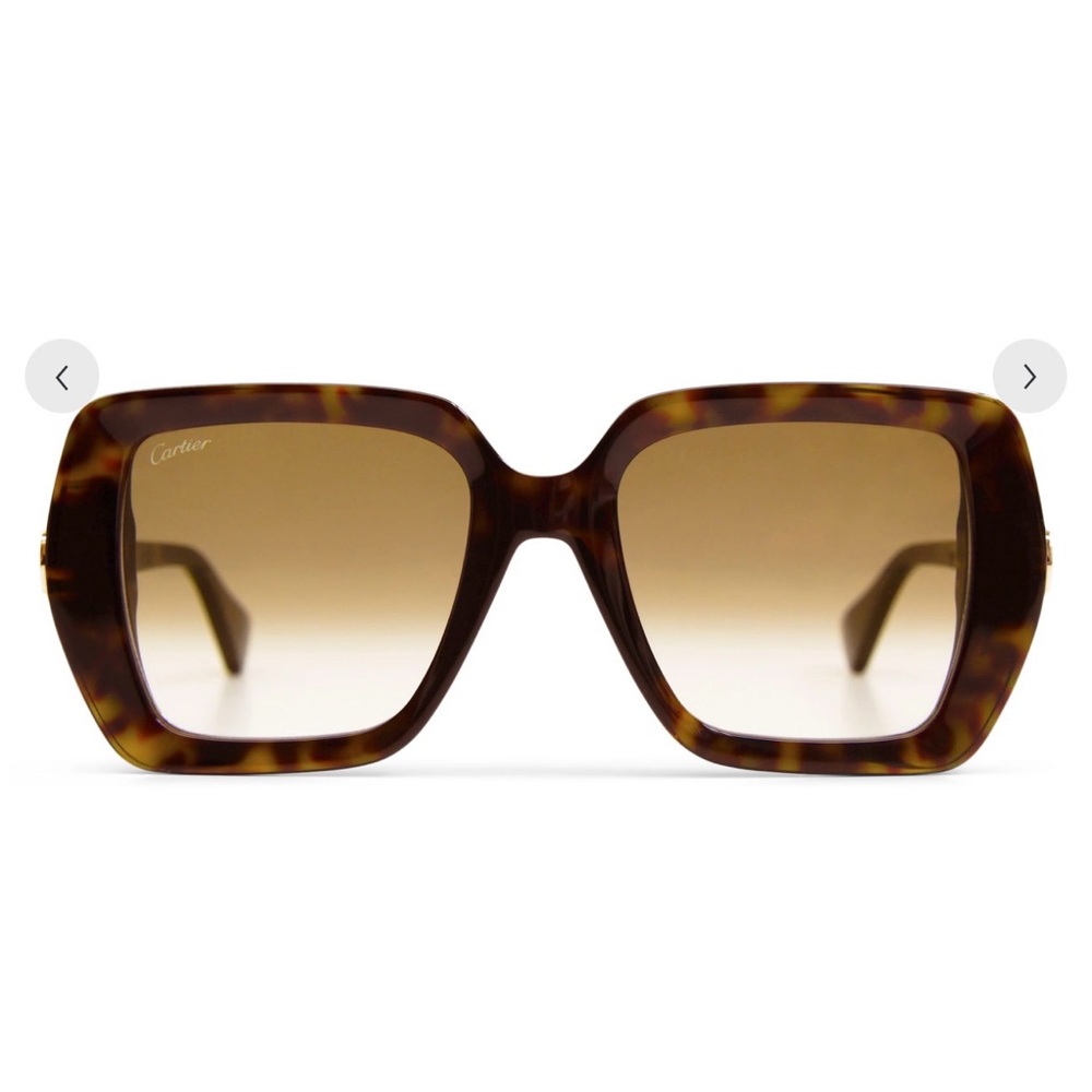 Cartier Brown Gradient Sunglasses